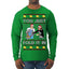 You Just Fold It In Funny Enchilada Moira David TV Sitcom Ugly Christmas Sweater Mens Long Sleeve Shirt