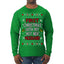 First Christmas With My Hot New Husband Classic Newlywed Ugly Christmas Sweater Mens Long Sleeve Shirt
