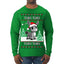Tuki Tuki Tuki Funny Spanish Music Lyrics Ugly Christmas Sweater Mens Long Sleeve Shirt