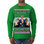 Doge F Around and Find Out Donald Trump Elon Vivek MAGA Ugly Christmas Sweater Mens Long Sleeve Shirt