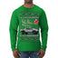 All I Want for Christmas is a Cybertruck Funny Tech Ugly Christmas Sweater Mens Long Sleeve Shirt