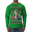 Gabagool It's What's for Dinner, Funny Tony Italian NJ New Jersey Mafia, Classic TV Show Ugly Christmas Sweater Mens Long Sleeve Shirt