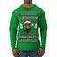 You Better Watch Out, the Diddler's Coming to Town, Funny Santa P Diddy Diddler Funny Party Viral Music Baby Oil Meme Ugly Christmas Sweater Mens Long Sleeve Shirt