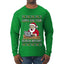 Santa Saw Your Search History, Funny Internet Humor, Ugly Christmas Sweater Mens Long Sleeve Shirt