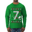 Christmas 7 Meme, Ugly Christmas Sweater Unisex Mens Long Sleeve Shirt