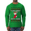 Hefty And Hung Christmas Sweater, Funny  Ugly Christmas Sweater  Mens Long Sleeve Shirt