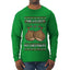 He Loves my Chestnuts, Ugly Christmas Sweater Unisex Mens Long Sleeve Shirt