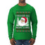 I Deliver All Night Long, Ugly Christmas Sweater Unisex Mens Long Sleeve Shirt