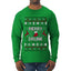Merry Drunk, Ugly Christmas Sweater Unisex Unisex Mens Long Sleeve Shirt