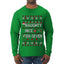 Naughty Nice 6 7 Checklist, Ugly Christmas Sweater Unisex Mens Long Sleeve Shirt