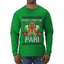 Puro Pinche Pari, Ugly Christmas Sweater Unisex Mens Long Sleeve Shirt