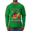 I Like To Ride His Sleigh, Ugly Christmas Sweater Unisex Mens Long Sleeve Shirt