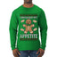 I Brought My Appetitie, Ugly Christmas Sweater Unisex Mens Long Sleeve Shirt