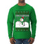 Snowman, Ugly Christmas Sweater Unisex Mens Long Sleeve Shirt