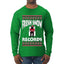 Fresh Snow Records Hip Hop Parody, Ugly Christmas Sweater Unisex Mens Long Sleeve Shirt