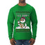 Ice Pimp, Ugly Christmas Sweater Unisex Mens Long Sleeve Shirt
