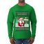 Ask Your Mom About My North Pole Naughty Santa, Ugly Christmas Sweater Unisex Mens Long Sleeve Shirt