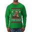 Tech Support I'm Here To Delete Your Cookies, Ugly Christmas Sweater Unisex Mens Long Sleeve Shirt