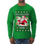 Milk And Cookie Time, Ugly Christmas Sweater Unisex Mens Long Sleeve Shirt
