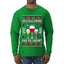 Jingle Bells, Zinfandel Pass The Cabernet Wine Drinker, Ugly Christmas Sweater Unisex Mens Long Sleeve Shirt