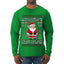 Is That A Candy Cane In Your Pocket Naughty Santa, Ugly Christmas Sweater Unisex Mens Long Sleeve Shirt