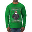 Santa Christmas Type Shit, Ugly Christmas Sweater Unisex Mens Long Sleeve Shirt