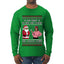 Oh Snap, No Milk And Cookies, They Took my Stamps, Ugly Christmas Sweater Unisex Mens Long Sleeve Shirt