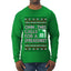 Oh... This Calls for A Spreadsheet, Ugly Christmas Sweater Unisex Mens Long Sleeve Shirt
