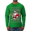 I Saw Santa Splitting The G, Ugly Christmas Sweater Unisex Mens Long Sleeve Shirt