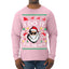 I Do It for the Hos Funny Santa Claus Ugly Christmas Sweater Mens Long Sleeve Shirt