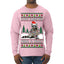 Does Someone Need a Hug? Cute Raccoon Ugly Christmas Sweater Mens Long Sleeve Shirt