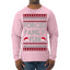 Forced Family Fun, Xmas Holiday Funny Ugly Christmas Sweater Mens Long Sleeve Shirt