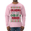 Grandma Got Ran Over by a Reindeer | Classic Xmas Song Holiday Movie Quote Ugly Christmas Sweater Mens Long Sleeve Shirt