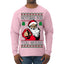 Nothing For You Whore Funny Vulgar Santa Claus Ugly Christmas Sweater Mens Long Sleeve Shirt