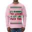 It's Beginning to Look a Lot Like Fuck This Funny Ugly Christmas Sweater Mens Long Sleeve Shirt