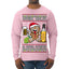 Arriba Abajo Al Centro Pa'Dentro Cheers to Health Salud Ugly Christmas Sweater Mens Long Sleeve Shirt