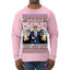 Doge F Around and Find Out Donald Trump Elon Vivek MAGA Ugly Christmas Sweater Mens Long Sleeve Shirt