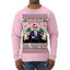 Doge Elf Around and Find Out Trump Elon Vivek MAGA Ugly Christmas Sweater Mens Long Sleeve Shirt