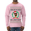 There Ain't No Party Like a Diddy Party, Funny Crazy Party Viral Music Baby Oil Meme, Men Women Ugly Christmas Sweater Mens Long Sleeve Shirt