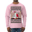 Santa Claus In My Christmas Era Xmas Ugly Christmas Sweater Mens Long Sleeve Shirt