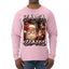 Santa Claus Bootleg Rap Music Style Ugly Christmas Sweater Mens Long Sleeve Shirt