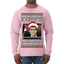 Did Somebody Say Christmas? Lloyd Dumb Dumber 90s Movie Ugly Christmas Sweater Mens Long Sleeve Shirt