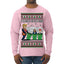 Tis the Season to Take Out the Garbage President Trump Ugly Christmas Sweater Mens Long Sleeve Shirt