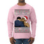I Love You Merry Chrithmith Funny Boxing Fight Meme Classic Funny Xmas Ugly Christmas Sweater Mens Long Sleeve Shirt