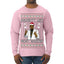 Naughty List Most Wanted, Funny Santa P Diddy Diddler Funny Party Viral Music Baby Oil Meme Ugly Christmas Sweater Mens Long Sleeve Shirt