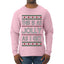 This Is As Jolly As I Get, Funny Humor, Ugly Christmas Sweater Mens Long Sleeve Shirt