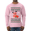 This Santa Loves going down, Funny dirty Humor, Ugly Christmas Sweater Mens Long Sleeve Shirt