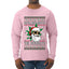 Rollin' Into The Holidays Christmas Sweater, Ugly Christmas Sweater Mens Long Sleeve Shirt