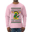 Feliz Navidad Mis Amigos!, Ugly Christmas Sweater Mens Long Sleeve Shirt