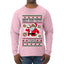 Milk And Titty Time Christmas Sweater, Ugly Christmas Sweater Mens Long Sleeve Shirt